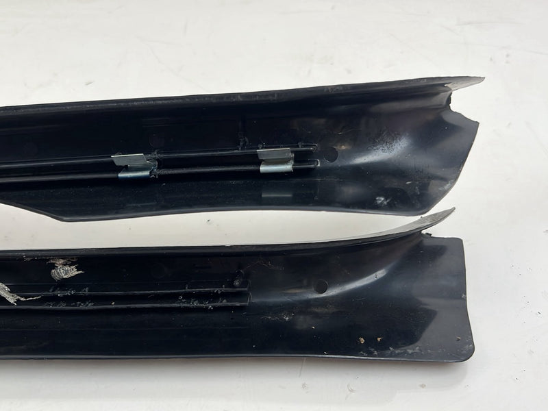 1975-1980 Volvo 244 240 Scuff Plate Door Sill Trim Set of 4 Black OEM #5291EM