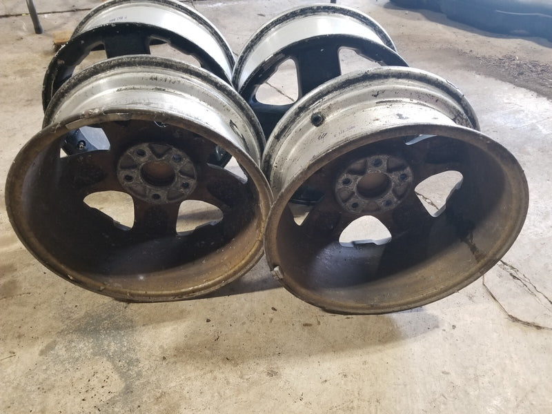 03-08 Honda Element Black 5 Lug Spoke Rims 16x6 Wheel Tire Aluminum OEM #455CN