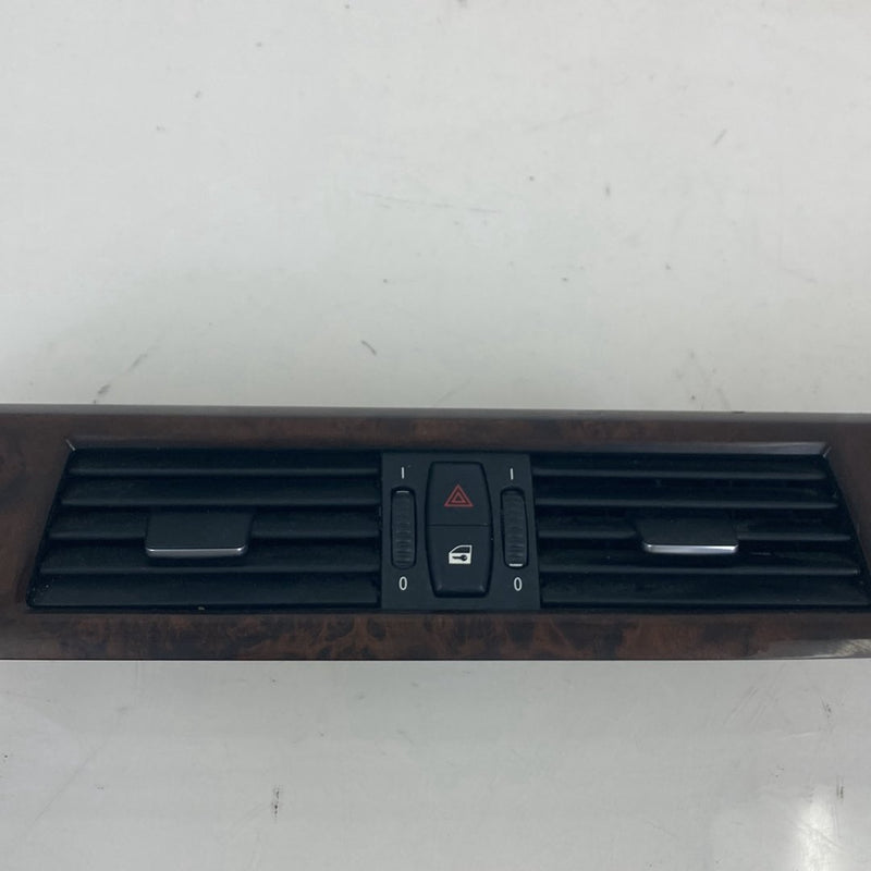 2003-2007 BMW 545i E60 Dash Vent Set Wood Veneer Panel 1254023 OEM #4958M