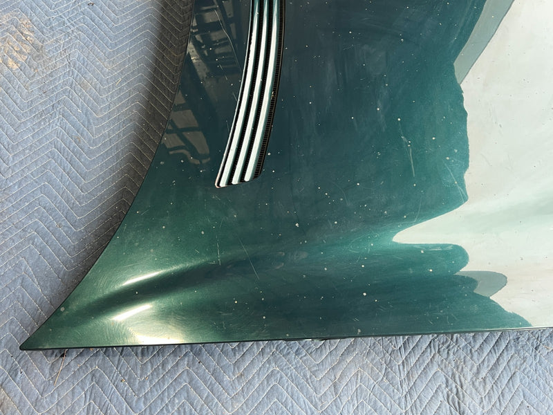 1998-2003 Mercedes W210 E320 Hood Panel Engine Bonnet w/ Grille Green OE #4741EM
