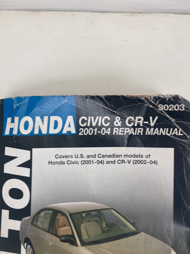 2002-2004 Honda CR-V RD2 Owners Manual Chilton 30203 OEM #5115M