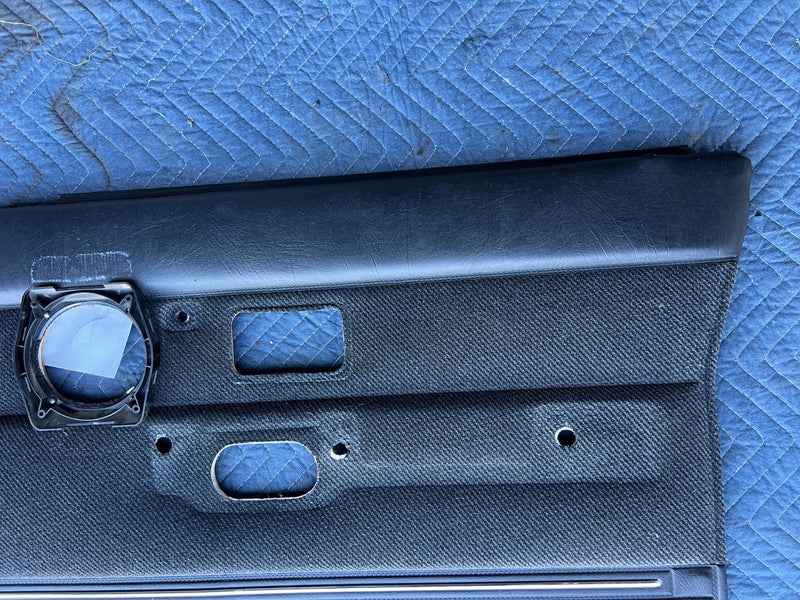 1986-1993 Volvo 240 244 *Sedan Only* Door Card Set of 4 Gray Black OEM #4374EM