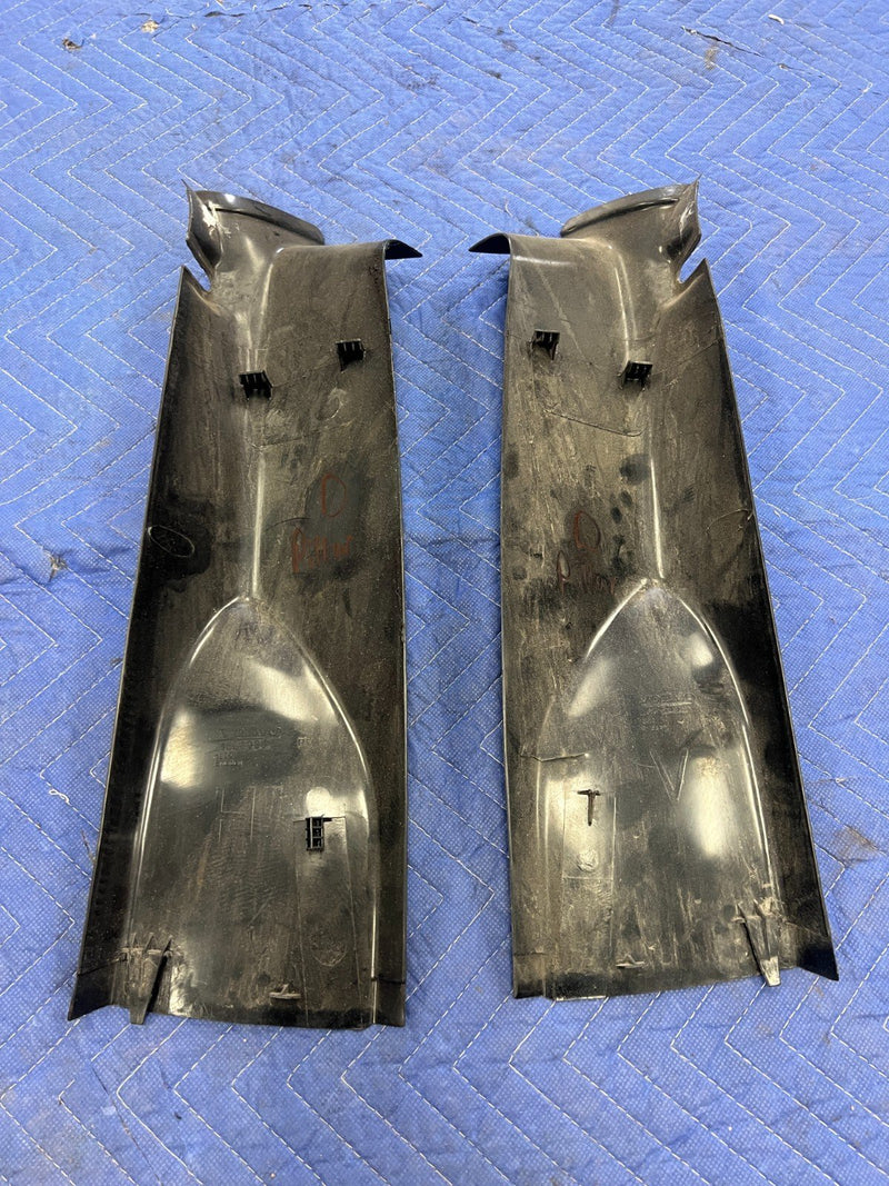 1992-1995 Volvo 940 740 Rear Right & Left D Pillar Trim Pair Gray OEM #3190EM