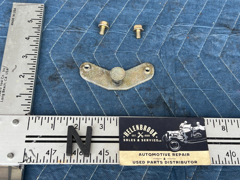 1989-1995 Volvo 740 940 Sedan Rear Trunk Latch Catch Plate w/ Bolts OEM #3797EM