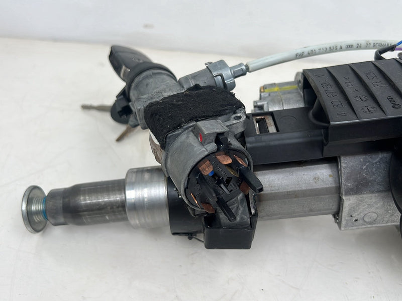 1996-2003 Audi S8 D2 A8 Gauge Cluster Steering Column Rear Lock & Key OE #6446EM