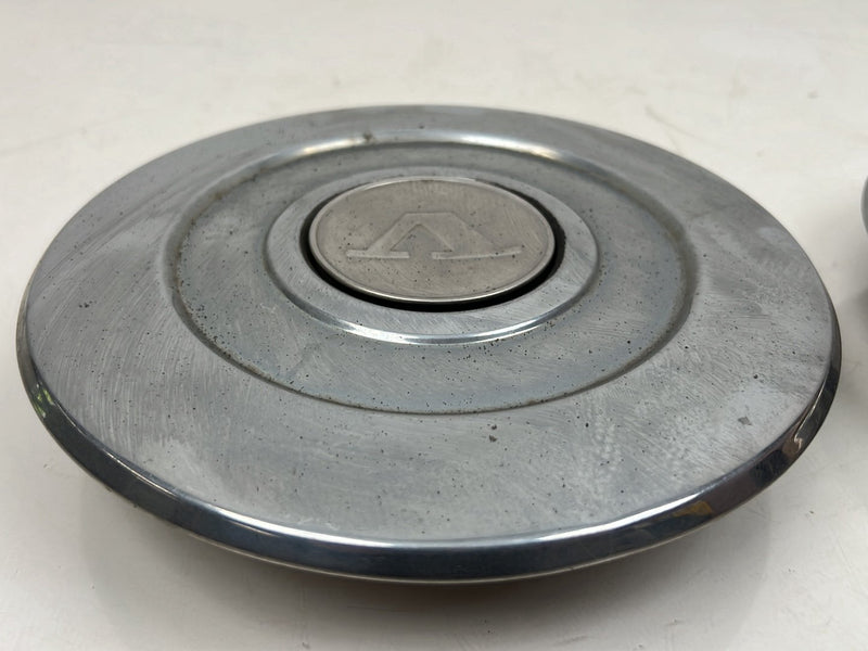1975-1980 Volvo 244 240 Chrome Hub Cap Wheel Cover Pair OEM #5399EM