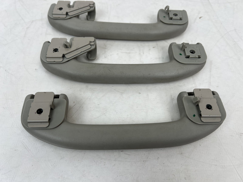 2008-2010 Nissan Rogue Overhead Headliner Grab Handle Set of 3 Gray OEM #6806EM