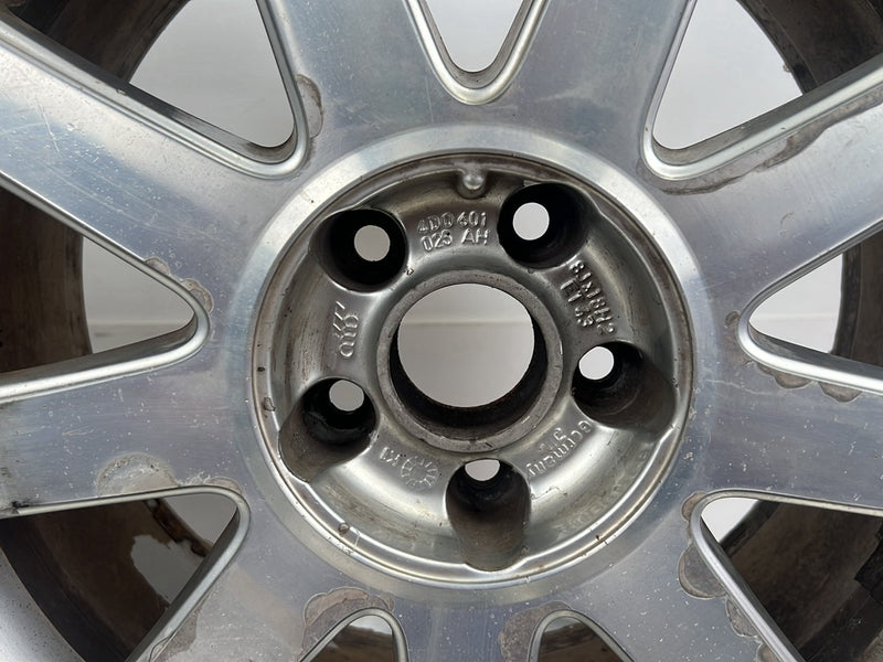 1996-2003 Audi S8 D2 A8 18" 9-Spoke Alloy Wheel Rim Set 8Jx18 OEM #6372EM