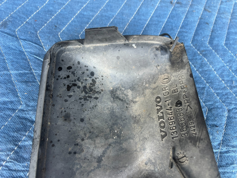 1992-1995 Volvo 940 740 Left Front Bumper Tow Hook Access Panel Trim OEM #3227EM
