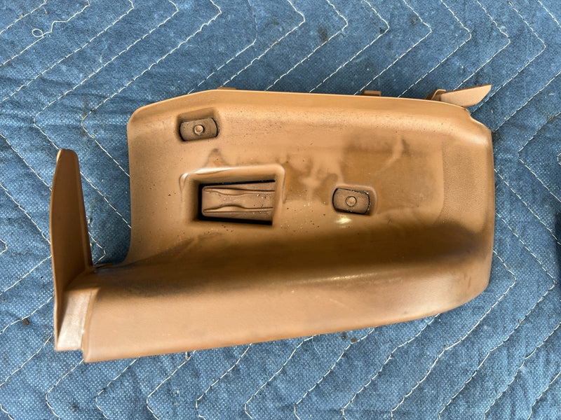 2005-2011 Audi A6 Rear Right Left Seat Belt Guide Cover Trim Amaretto OE #3404EM