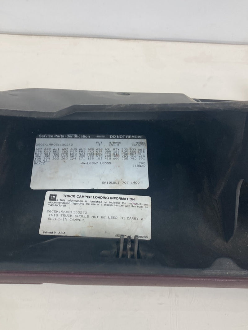 1995 Chevrolet Silverado GMT800 - Glove Box PN: 15991693