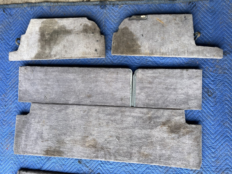 1992-1995 Volvo 940 740 Wagon Rear Trunk Floor Carpet Panel Set OEM #3268EM