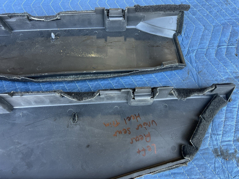 1998-2003 Jaguar XJR XJ8 X308 L & R Rear Seat Lower Carpet Trim Pair OEM #4697E