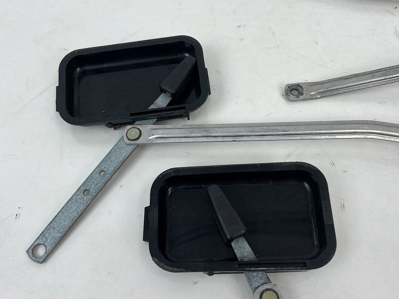 1986-1993 Volvo 240 244 Door Handle Interior Linkage Set of 4 OEM #5569EM