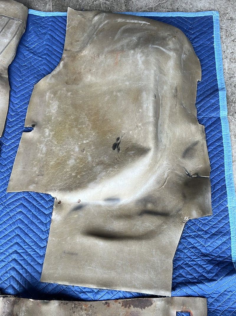 1990-1992 Volvo 740 745 940 Wagon Only Molded Carpet Set Black OEM #6001EM