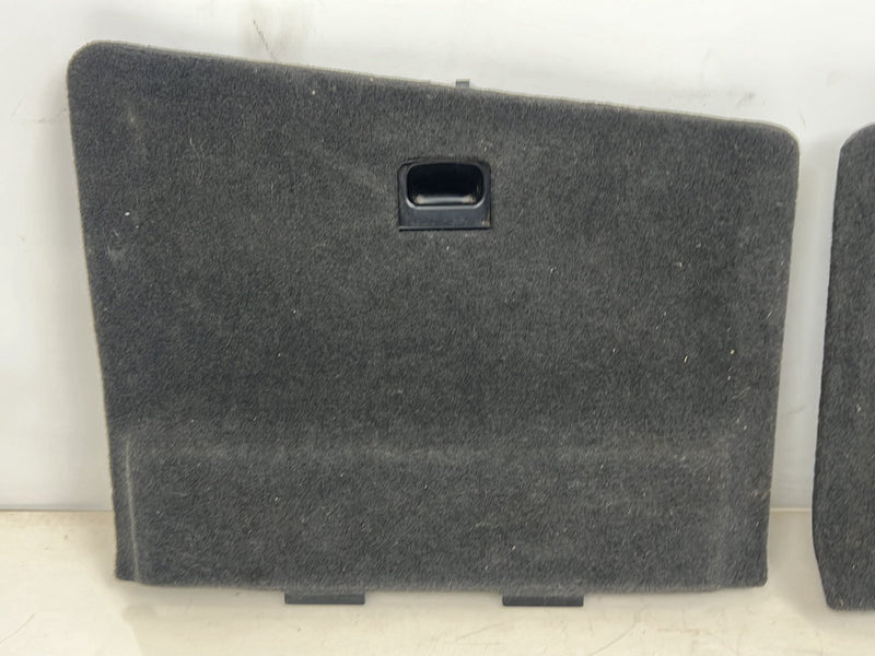 1996-2003 Audi S8 D2 A8 Rear Trunk Right & Left Carpet Panel Trim Pair Black OEM #6378EM