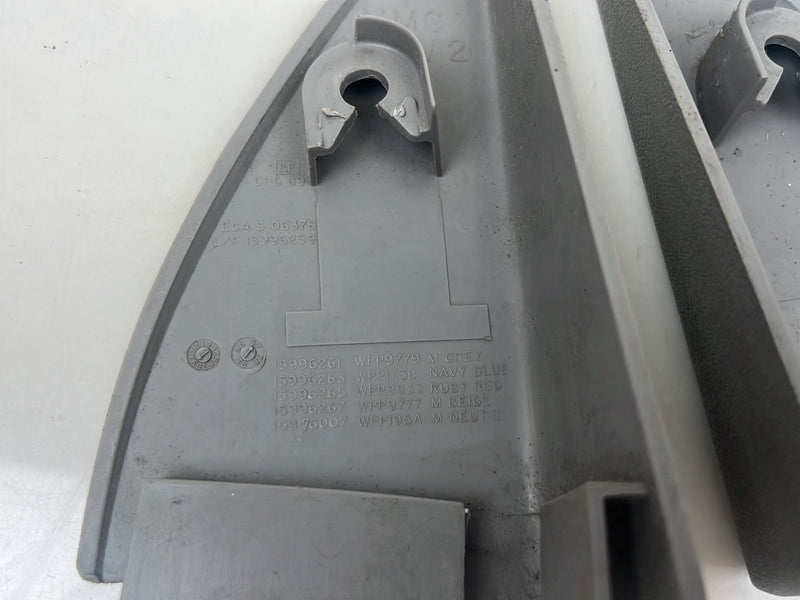 1995-1999 Chevrolet Silverado Tahoe Sierra Corner Mirror Trim Gray OEM #5527EM