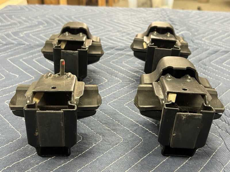 Volvo XC70 XC90 V70 Roof Rail Rack End Clamps Set Of 4 Track System OEM #3931E