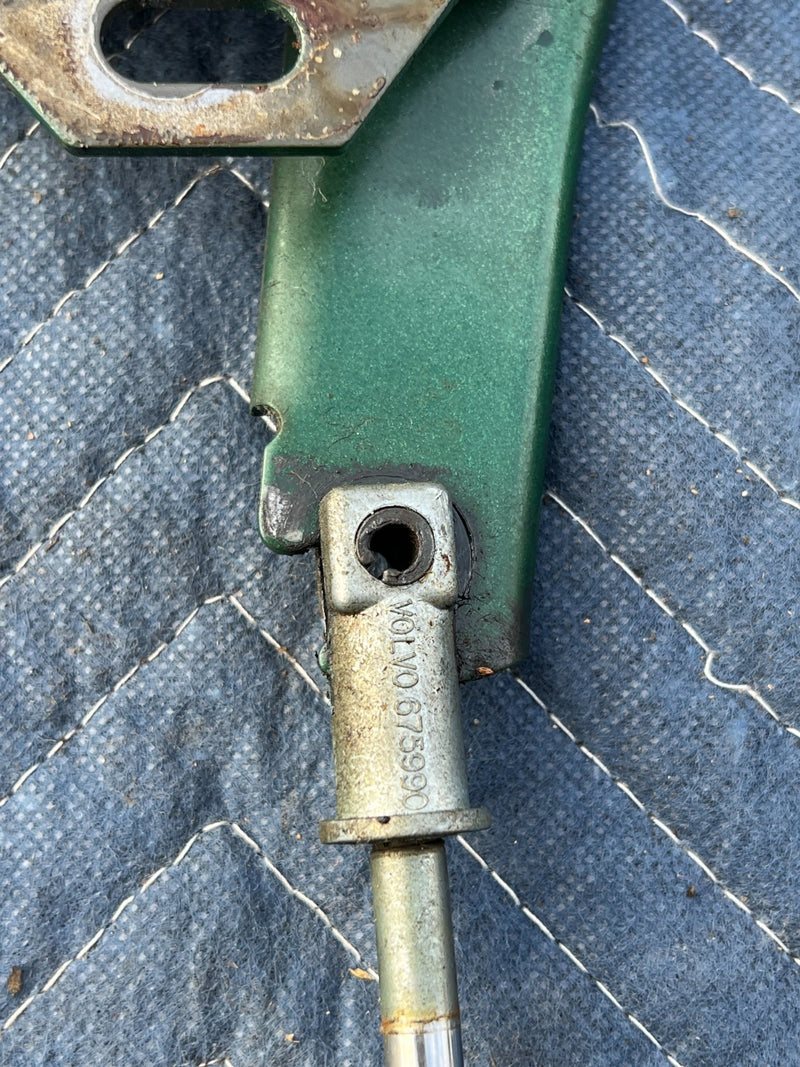 1967-1974 Volvo 140 142 Coupe Rear Right Left Trunk Hinge Pair Green OEM #4889EM