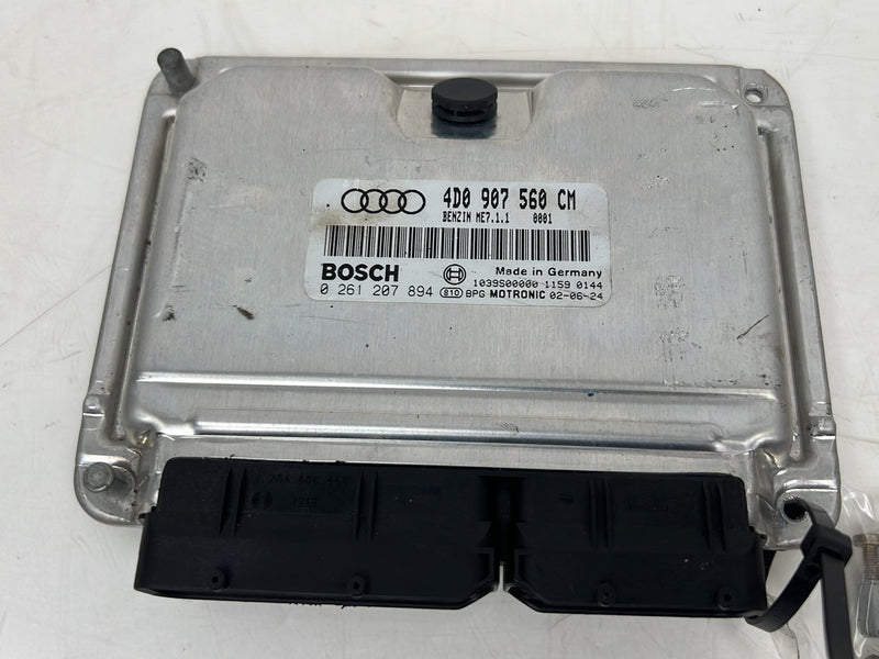 1996-2003 Audi S8 D2 A8 Bosch Engine Control Module ECU 4D0907560 OEM #6571EM