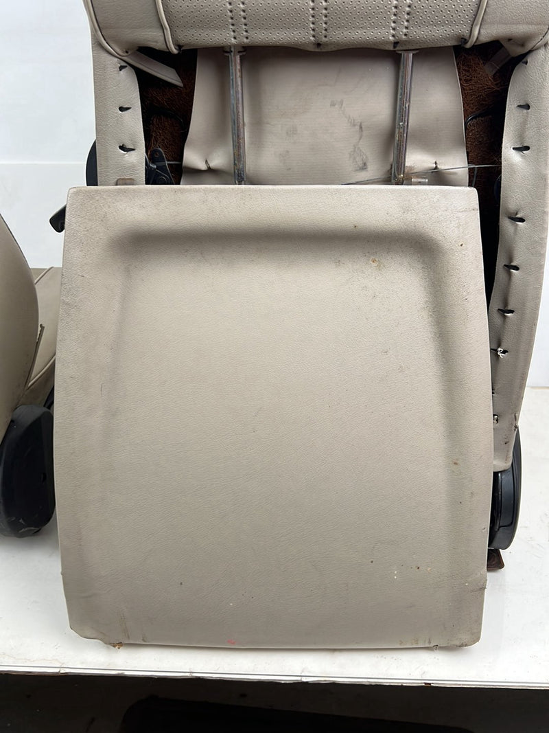 1984-1993 BMW 318i E30 Front Left & Right Bucket Seat Pair Beige OEM #6736EM