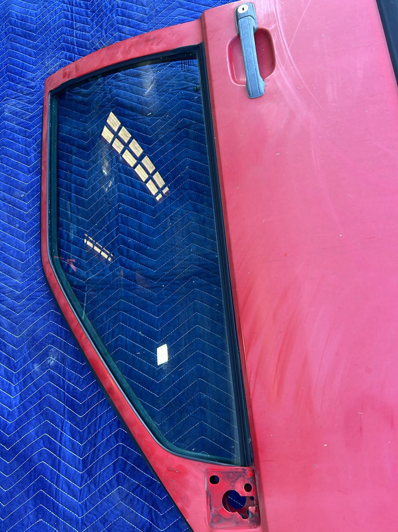 1993-1997 Volvo 850 Front Driver Left LH Door Assembly Red OEM