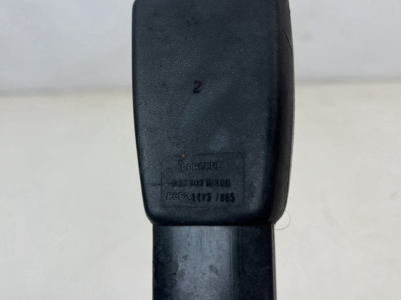 1983-1985 Porsche 944 Front Left + Right Seat Belt Buckle Pair OEM #5646EM