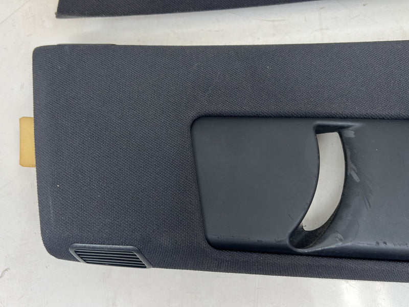 1996-2003 Audi S8 D2 A8 Upper Right & Left B Pillar Trim Pair Black OEM #6379EM