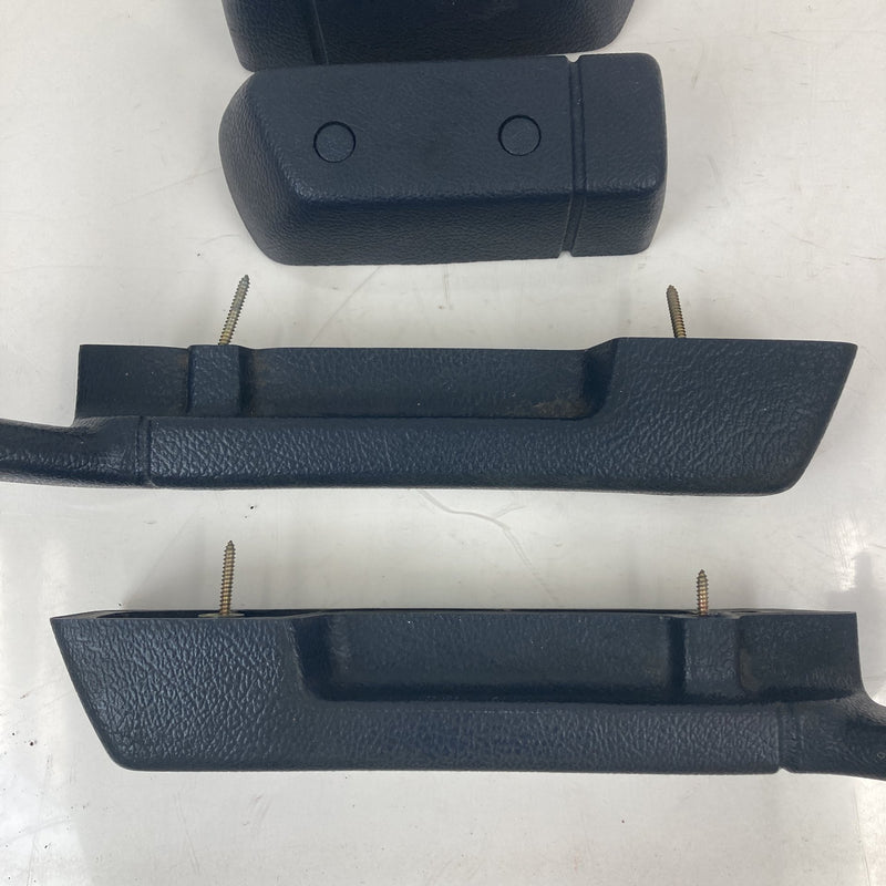1981-1985 Volvo 240 245 Door Armrest Set Blue LH RH 222752 OEM