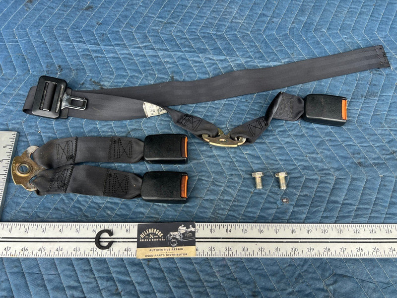 1985-1992 Volkswagen Golf Rear Seat Belt Buckle Set OEM