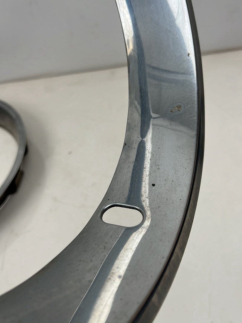 1975-1980 Volvo 244 240 14” Steel Wheel Trim Ring Chrome OEM #5401EM