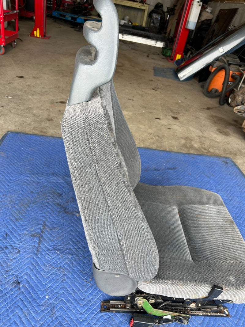 1989-1995 Volvo 740 940 Sedan Front Driver Left LH Cloth Seat Gray OEM #3647EM