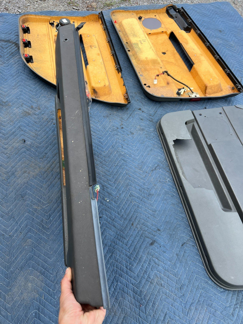 1989-1995 Volvo 740 940 Wagon Front Rear RH LH Door Card Set Gray OEM #4020EM