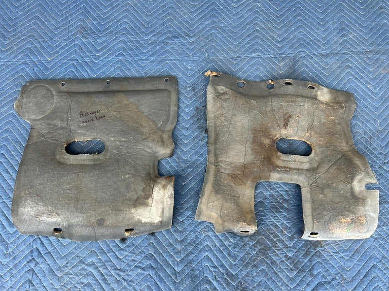 1986-1993 Volvo 240 244 245 Footwell Lower Dash Insulator Panel Pair OEM #4145EM