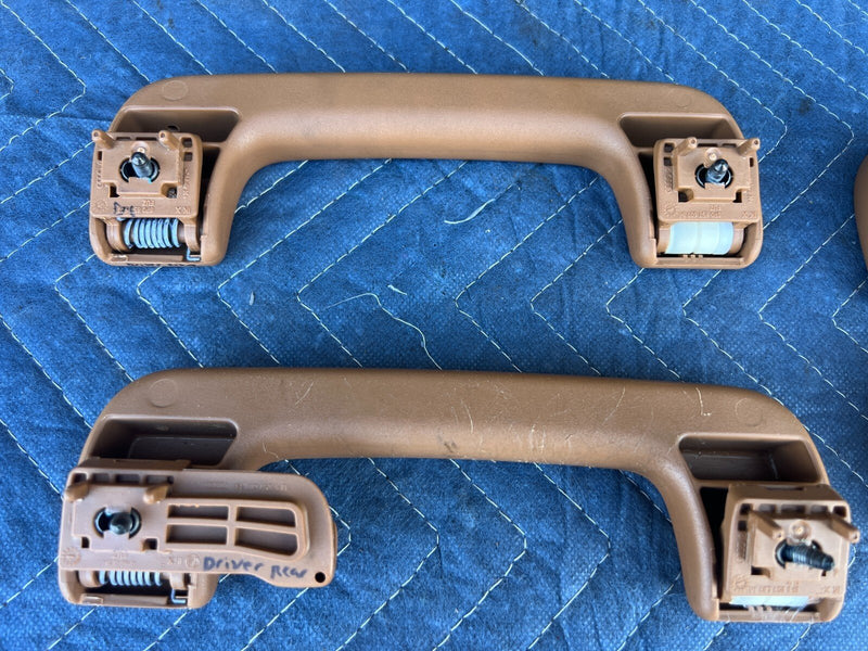 2005-2011 Audi A6 Overhead Grab Handle Front Rear L + R Set of 4 OEM #8ZJ