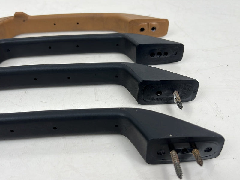 1990-1992 Volvo 740 745 940 Overhead Grab Handle Set of 4 Black Tan OEM #5863EM