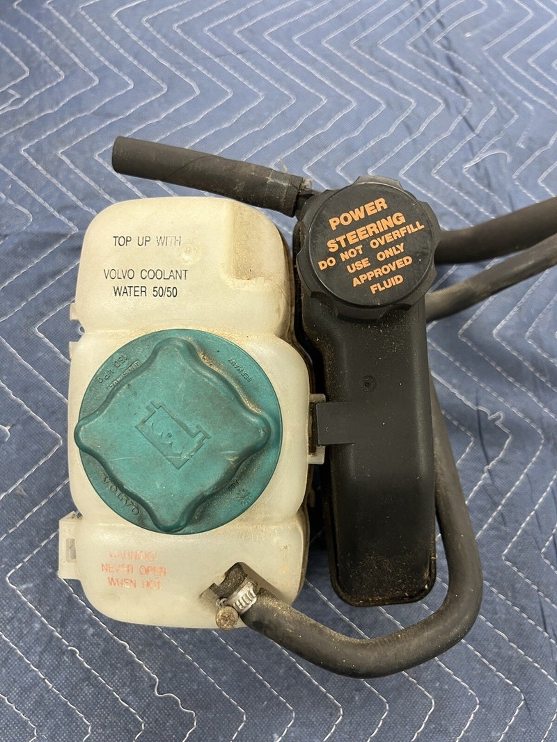 1998-2000 Volvo V70 S70 C70 Coolant & Power Steering Reservoir Jug OEM #3918E