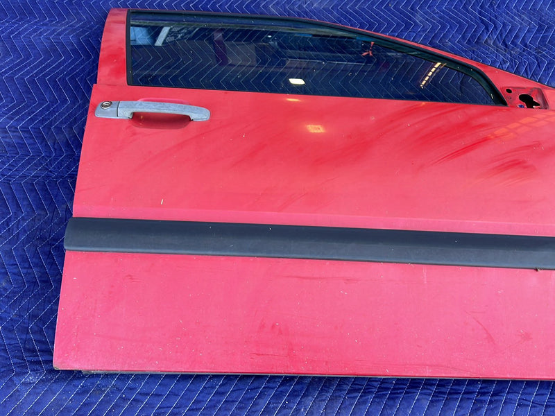 1993-1997 Volvo 850 Front Passenger Right RH Door Assembly Red OEM