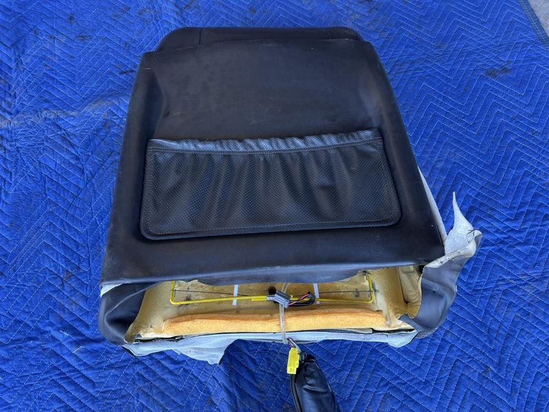 1998-2003 Jaguar XJR XJ X308 Driver Front Upper Seat Cushion Black OEM #4797E