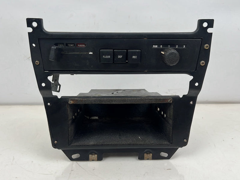 1975-1980 Volvo 244 240 Dash Center Radio A/C Heat Climate Surround Trim OEM