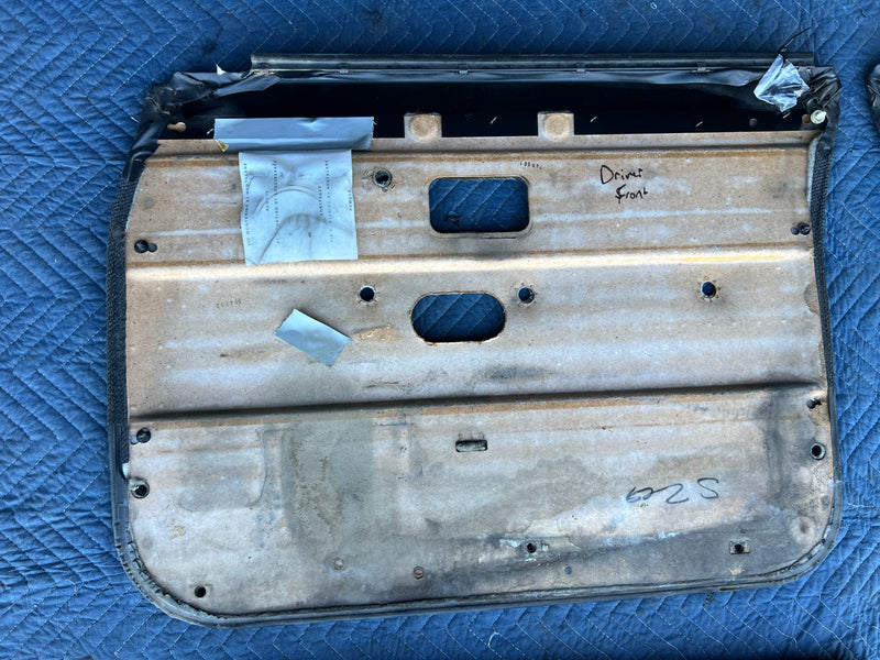 1986-1993 Volvo 240 244 *Sedan Only* Door Card Set of 4 Gray Black OEM #4374EM