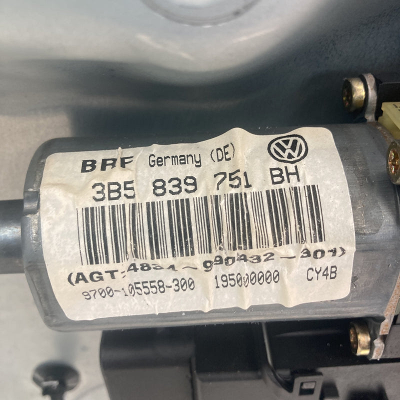 2001-2005 Volkswagen Passat Window Regulator Rear Left Motor OEM #5562M