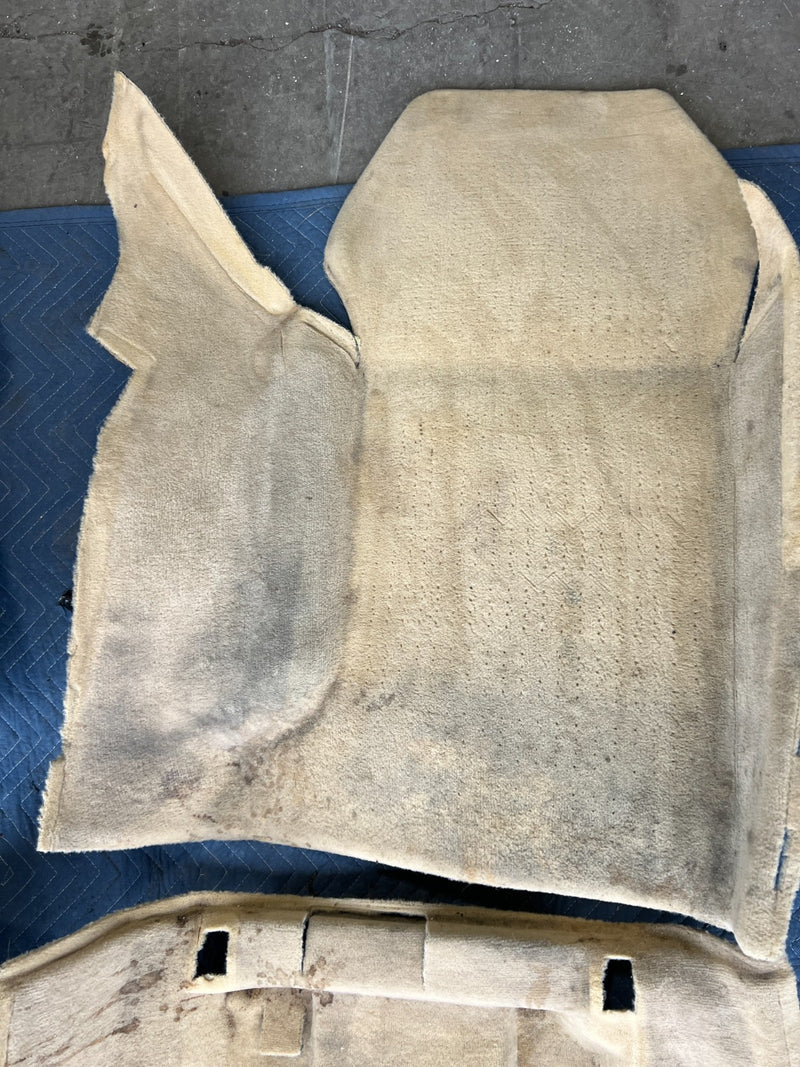 1998-2003 Mercedes W210 E320 Wagon Molded Carpet Full Set Tan OEM #4738EM