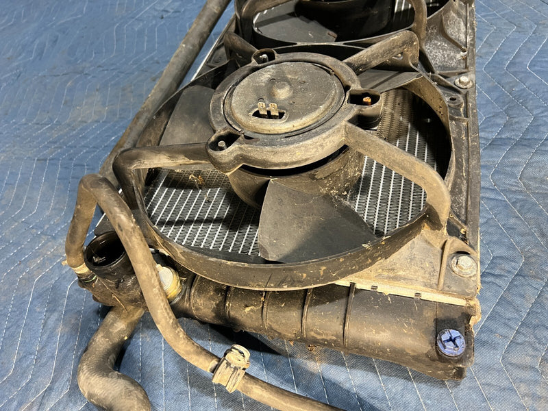 1983-1985 Porsche 944 Radiator & Cooling Fan Stack Pair Assembly OEM #2498EM