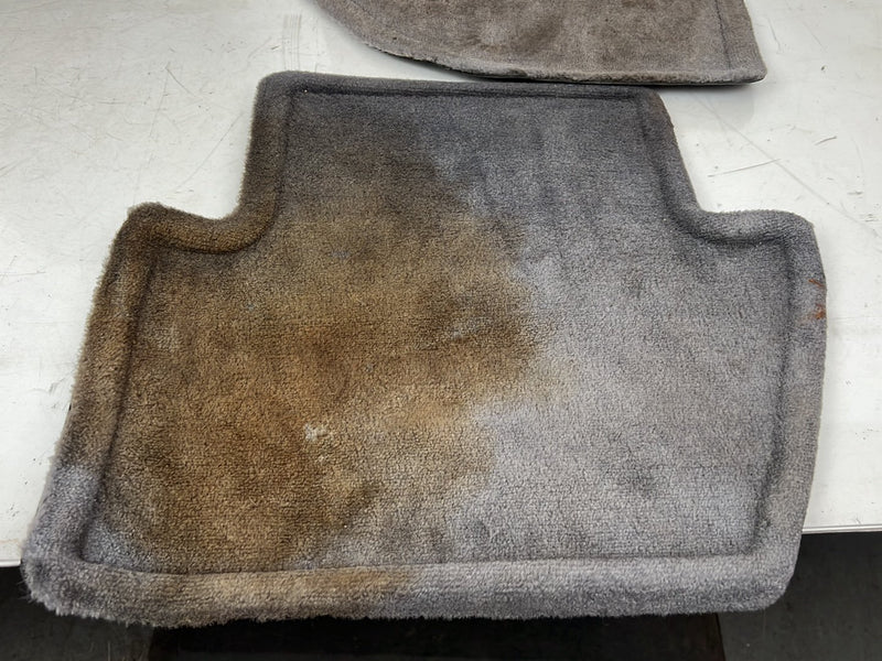 1993-1997 Volvo 850 Front & Rear Carpet Floor Mat Set of 4 Gray OEM