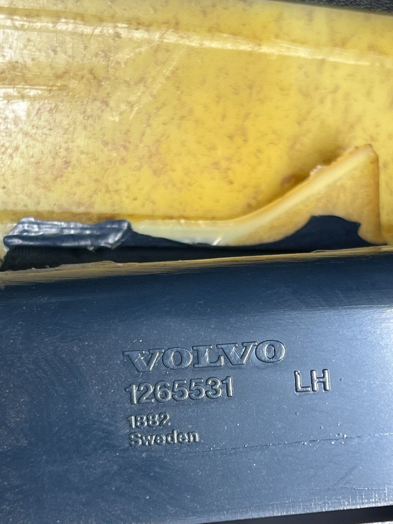 1984-1989 Volvo 740 760 Sedan Rear C Pillar Window Trim Dark Blue OEM #1552EM