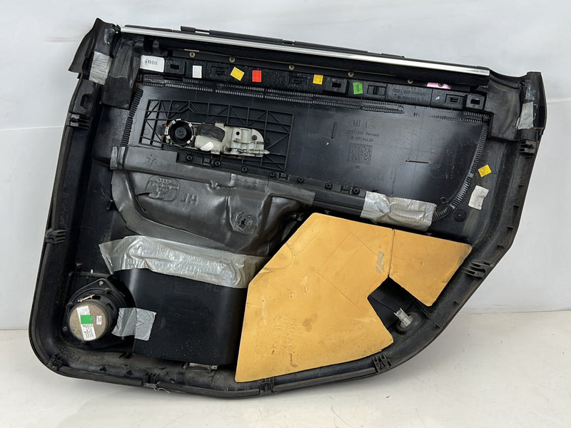 2001-2003 Audi S8 D2 A8 Door Card Trim Panel Set of 4 Black & Tan OEM #6070EM