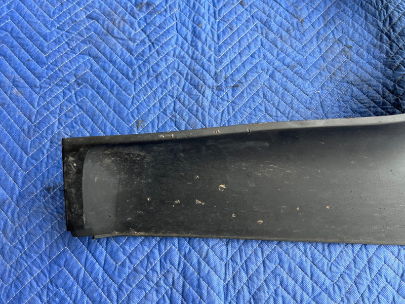 1989-1995 Volvo 740 940 Sedan Rear Bumper Cover Lower Valance Black OEM #3815EM