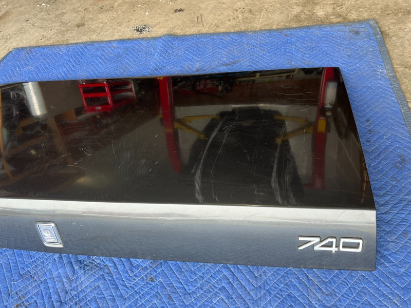 1989-1995 Volvo 740 940 Sedan Rear Deck Trunk Lid Panel Gray OEM #3648EM