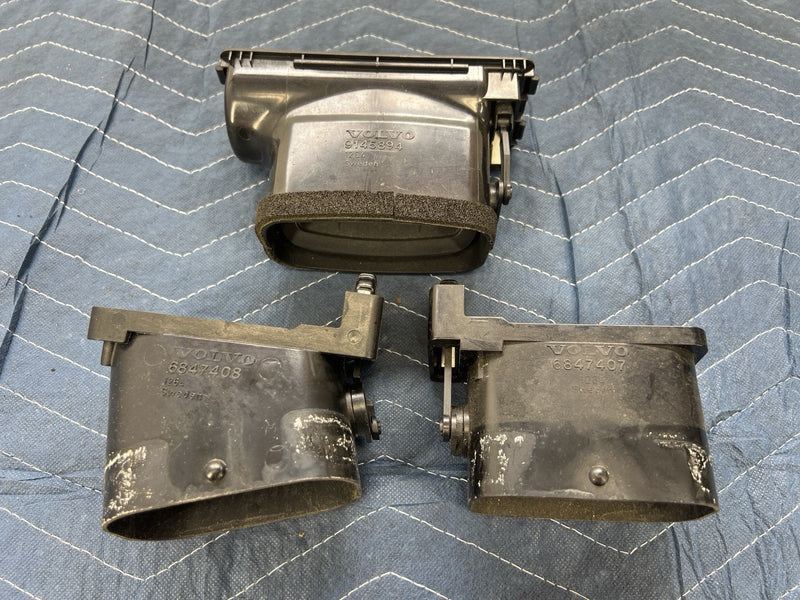 1993-1997 Volvo 850 850R Dashboard Vent Set Ducts Left Right Center OEM #4556E